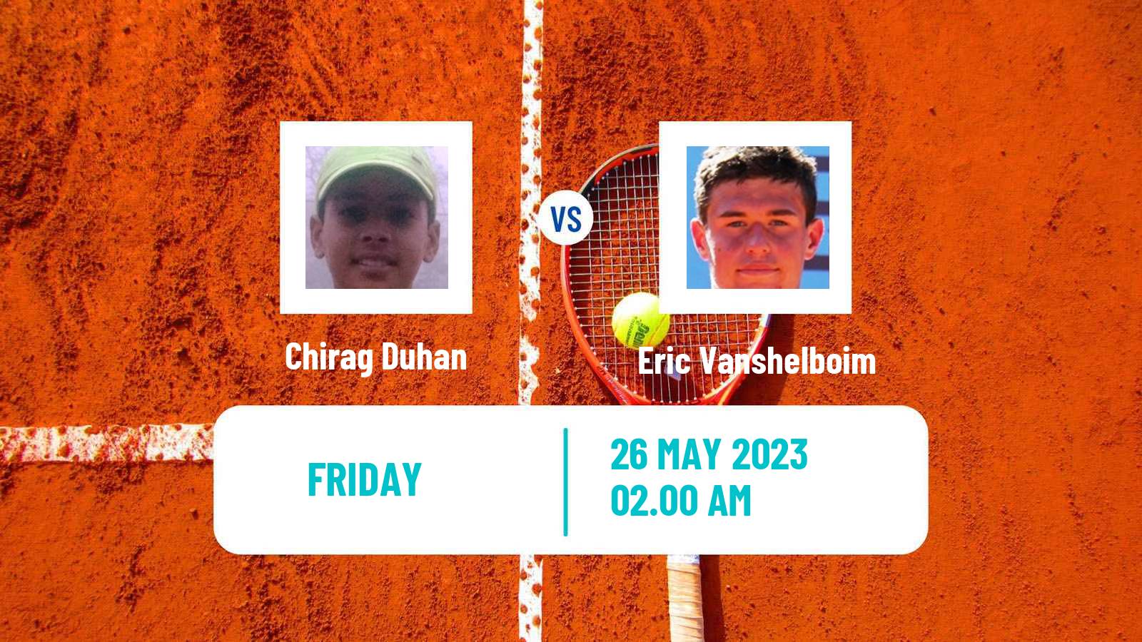 Tennis ITF M15 Addis Ababa 2 Men Chirag Duhan - Eric Vanshelboim