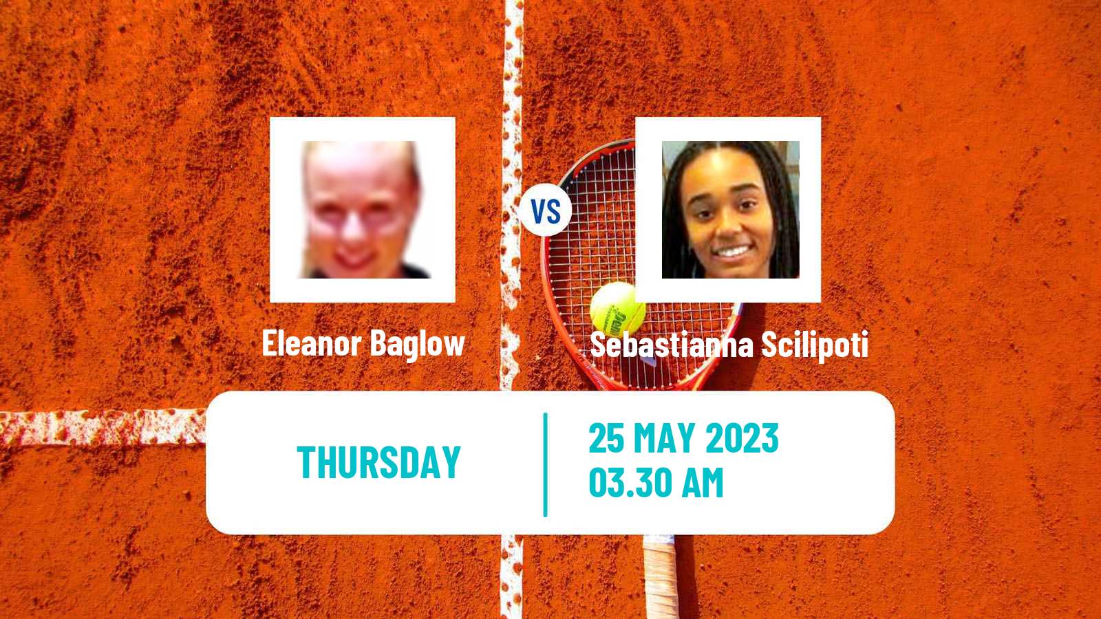 Tennis ITF W15 Kursumlijska Banja 5 Women Eleanor Baglow - Sebastianna Scilipoti