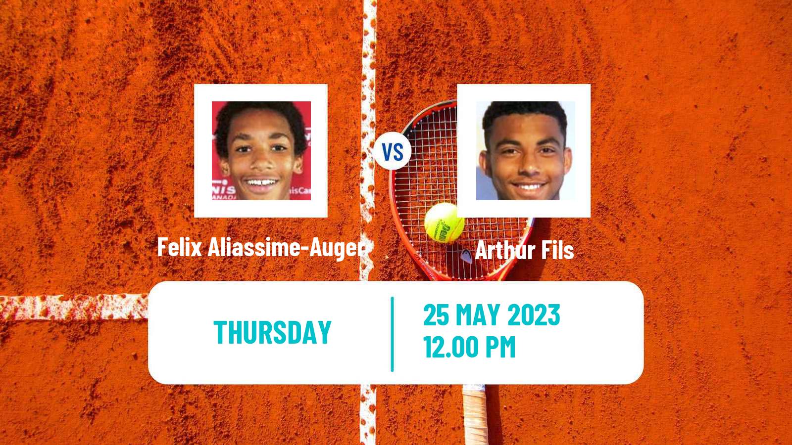 Tennis ATP Lyon Felix Aliassime-Auger - Arthur Fils
