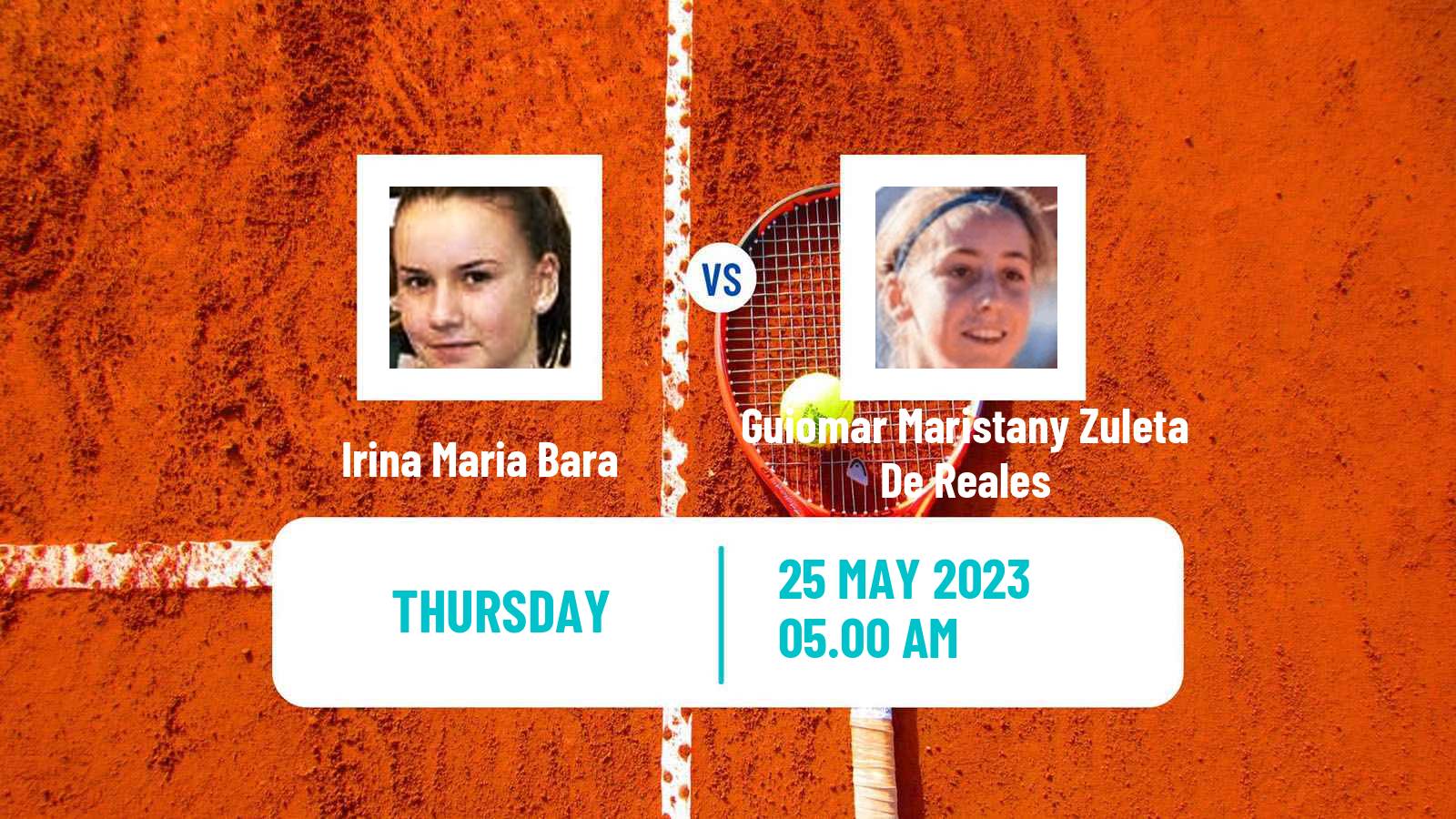 Tennis ITF W40 Otocec Women Irina Maria Bara - Guiomar Maristany Zuleta De Reales