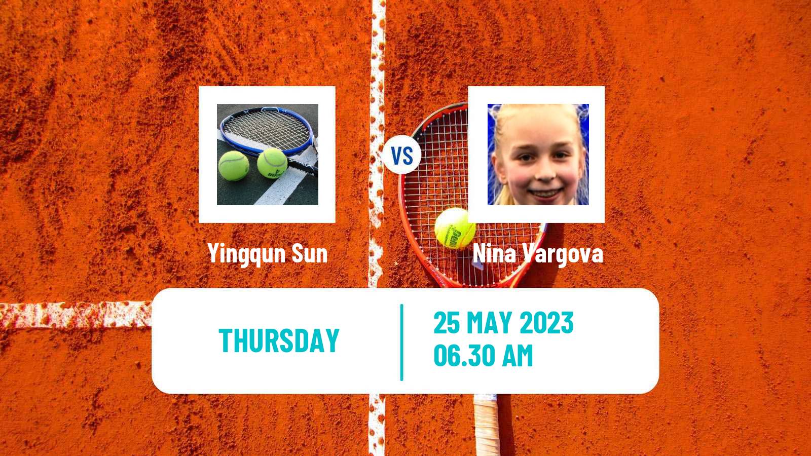 Tennis ITF W15 Kursumlijska Banja 5 Women Yingqun Sun - Nina Vargova
