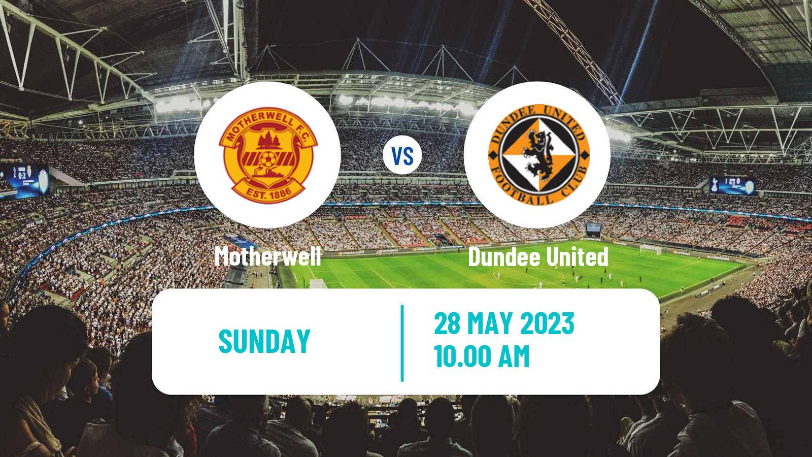 Soccer Scottish Premier League Motherwell - Dundee United