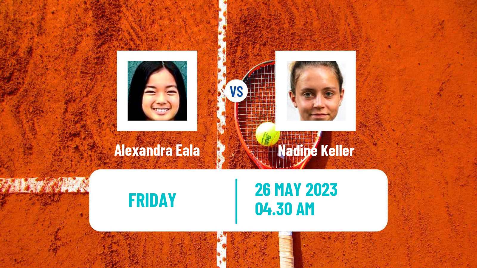 Tennis ITF W25 Monastir 3 Women Alexandra Eala - Nadine Keller