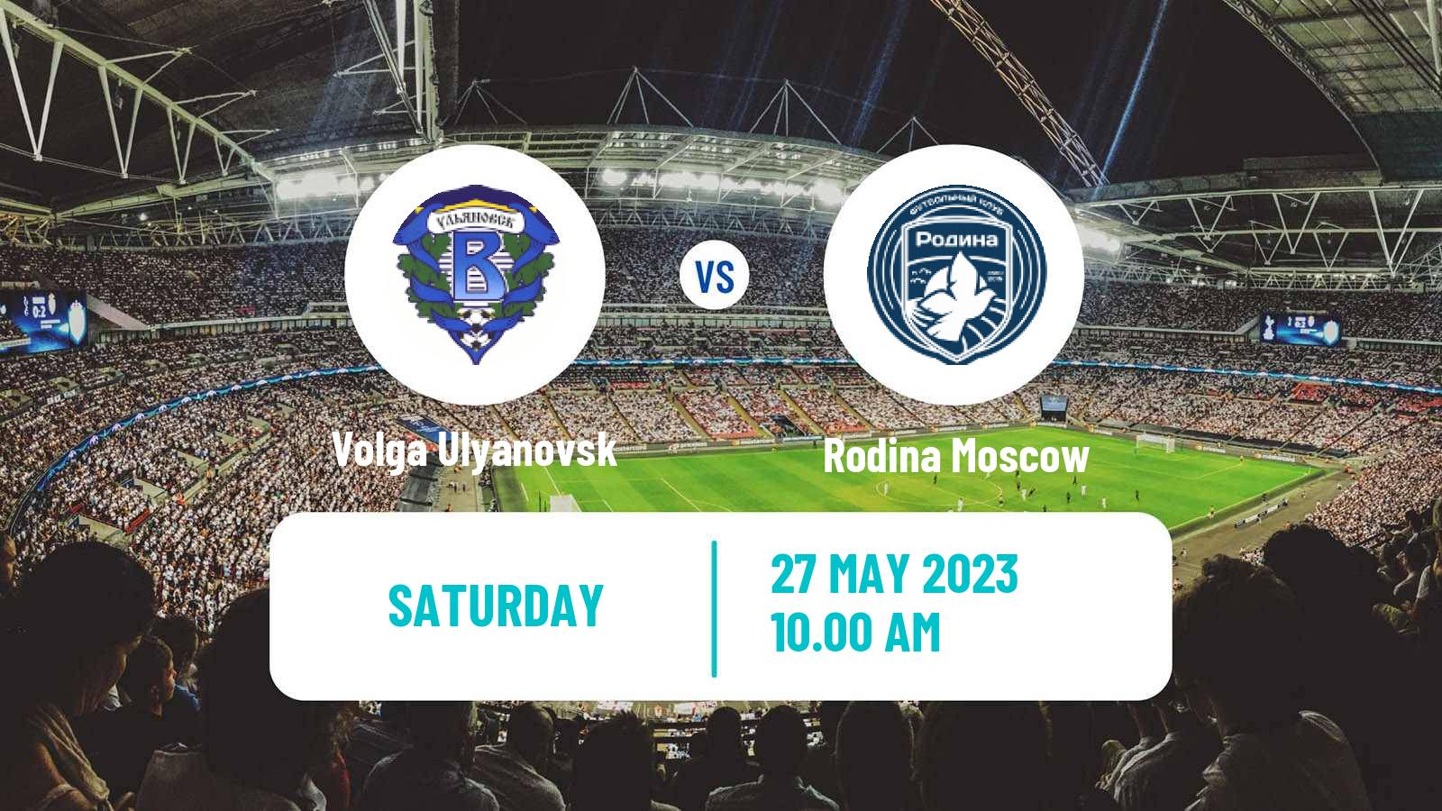 Soccer Russian FNL Volga Ulyanovsk - Rodina Moscow