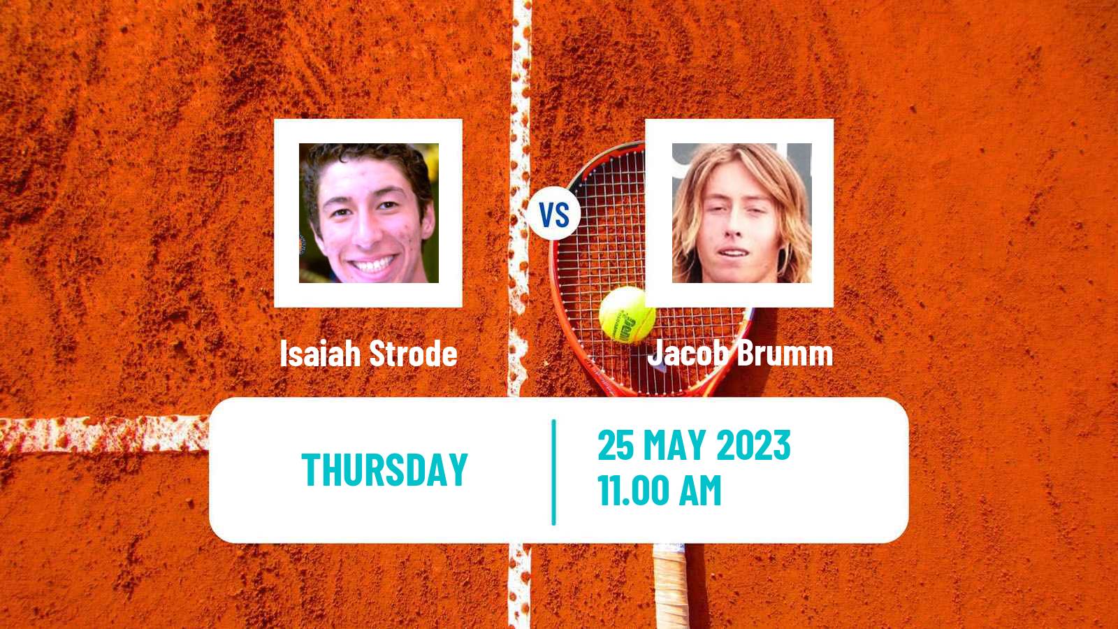 Tennis ITF M15 Huntsville Al Men Isaiah Strode - Jacob Brumm