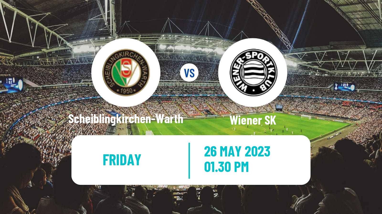 Soccer Austrian Regionalliga East Scheiblingkirchen-Warth - Wiener