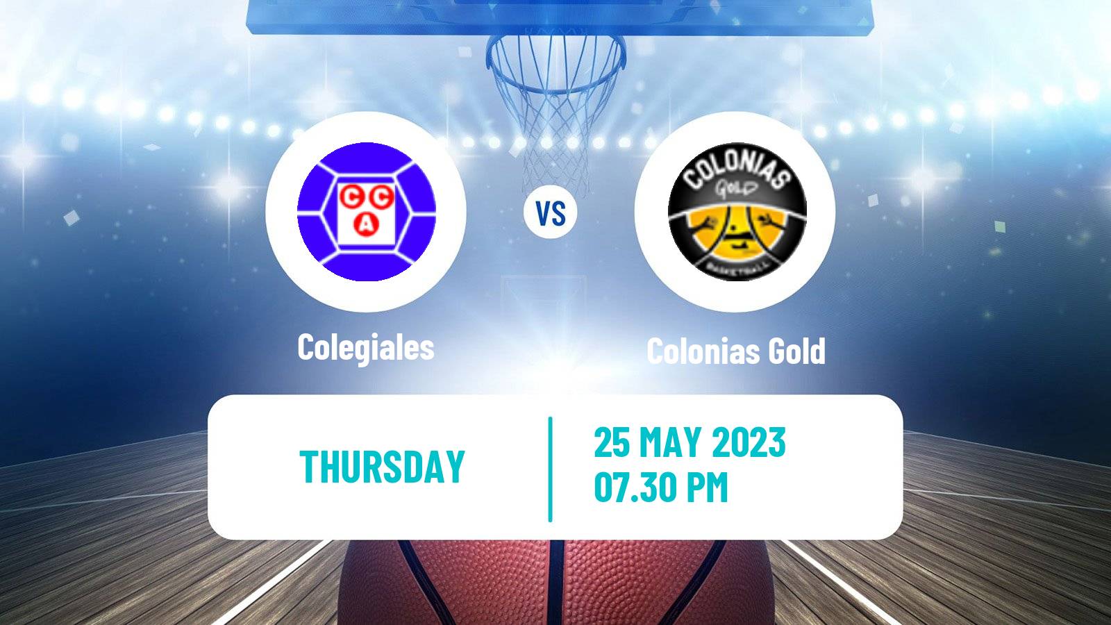 Basketball Paraguayan LNB Basketball Colegiales - Colonias Gold