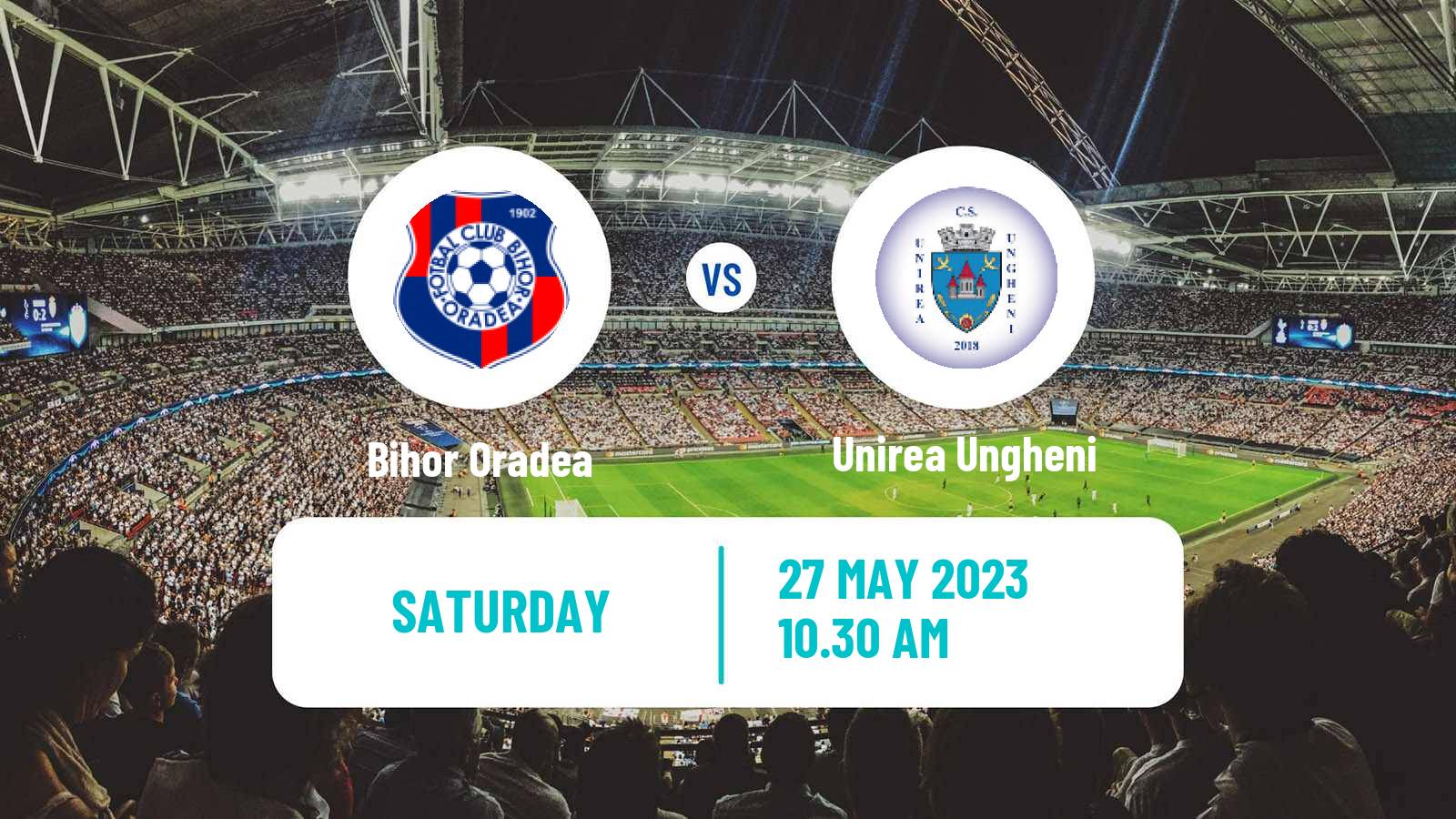 Soccer Romanian Liga 3 - Promotion Play-Offs Bihor Oradea - Unirea Ungheni