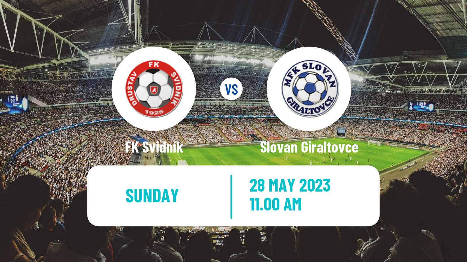 Soccer Slovak 3 Liga East Svidník - Slovan Giraltovce