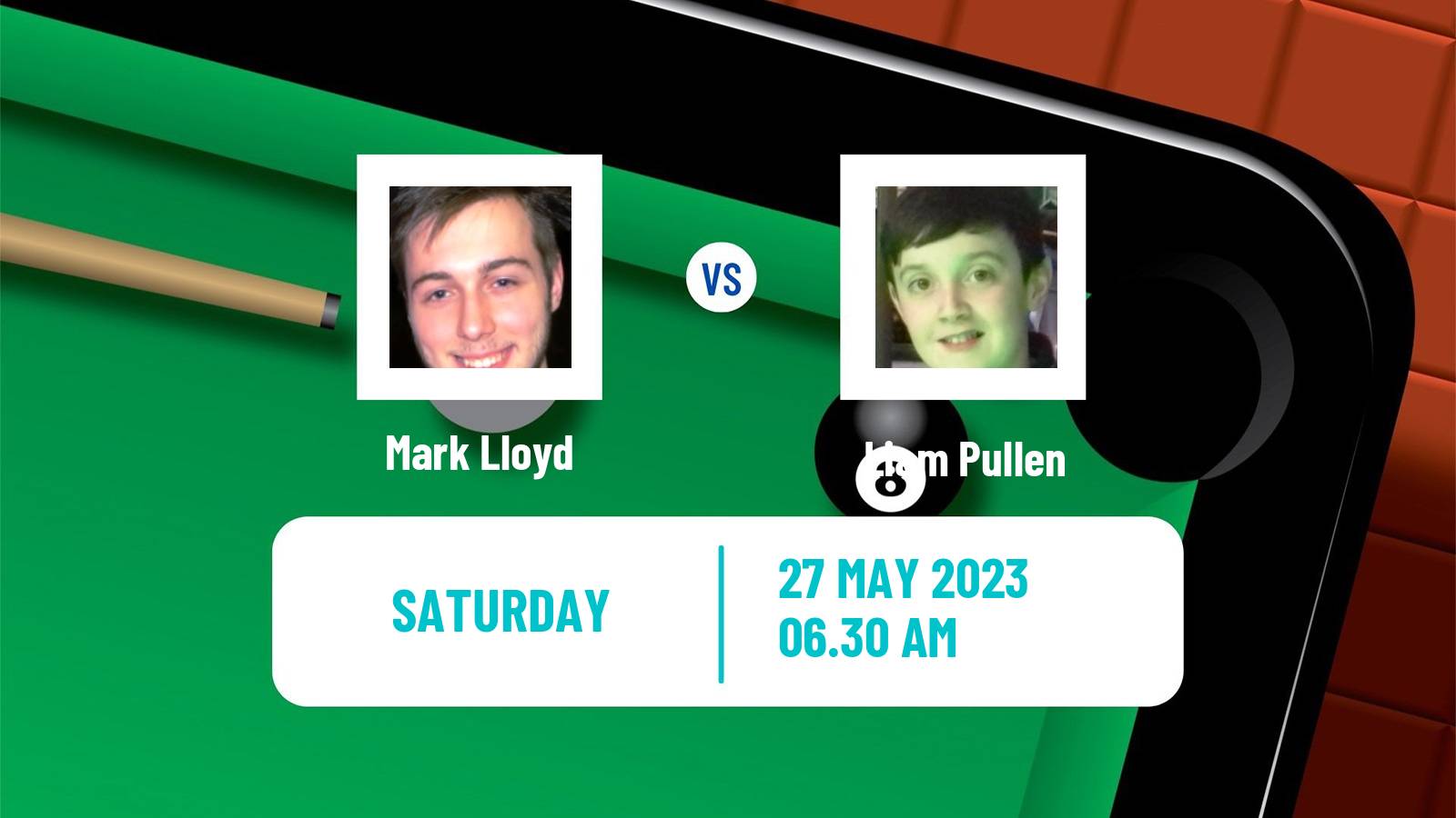 Snooker Qualifying School 1 Mark Lloyd - Liam Pullen