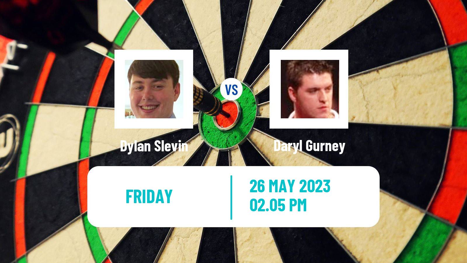 Darts European Tour 9 Dylan Slevin - Daryl Gurney