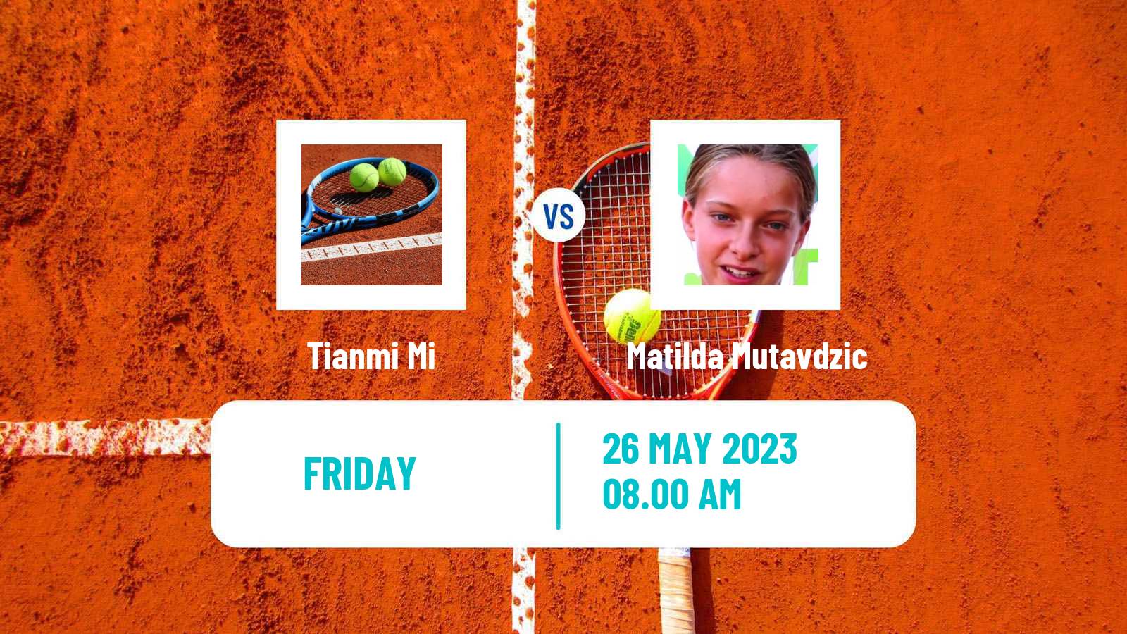 Tennis ITF W15 Malaga Women Tianmi Mi - Matilda Mutavdzic