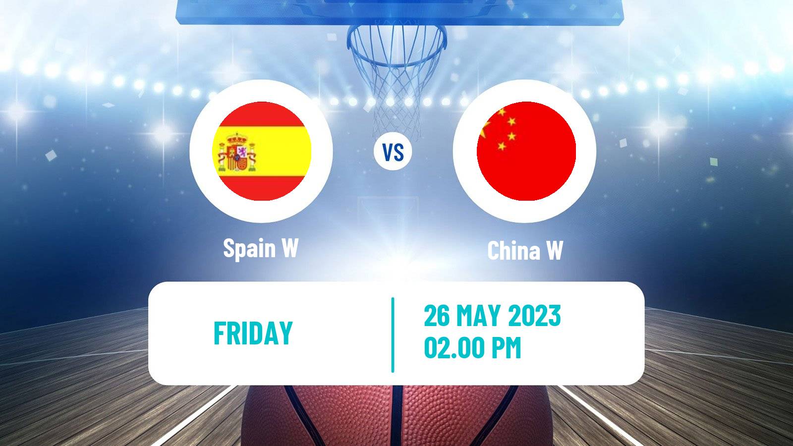 Basketball Friendly International Basketball Women Spain W - China W