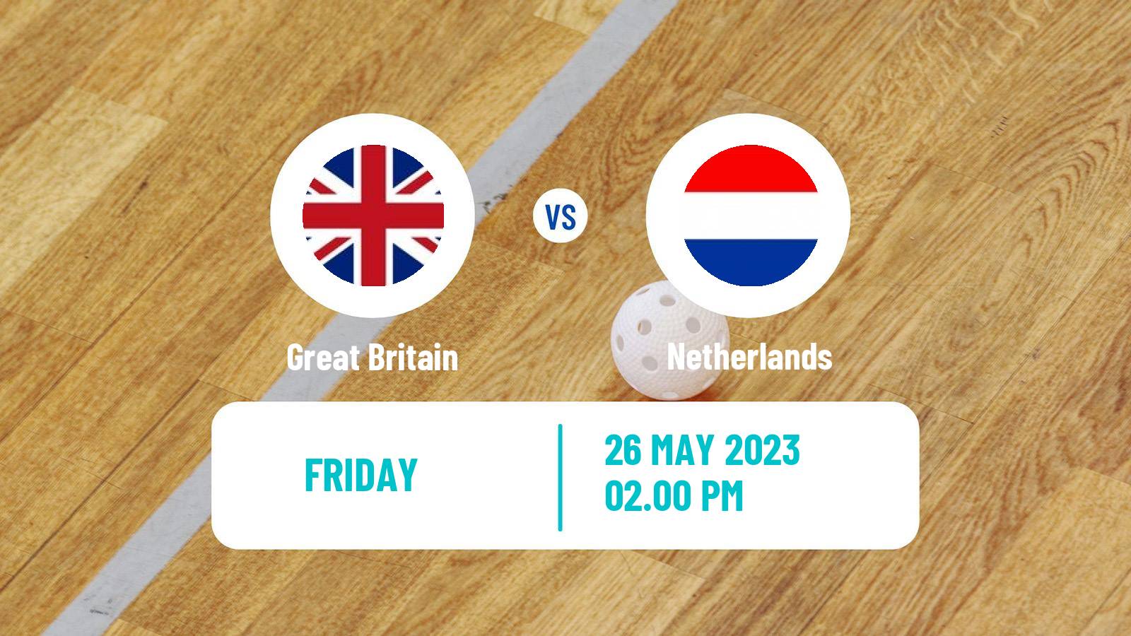 Floorball Friendly International Floorball Great Britain - Netherlands