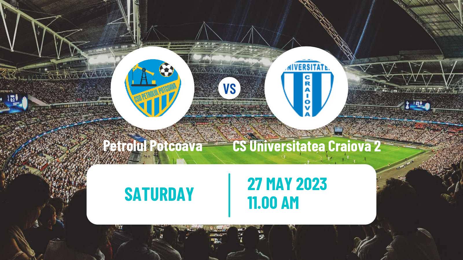 Soccer Romanian Liga 3 - Seria 6 Petrolul Potcoava - CS Universitatea Craiova 2