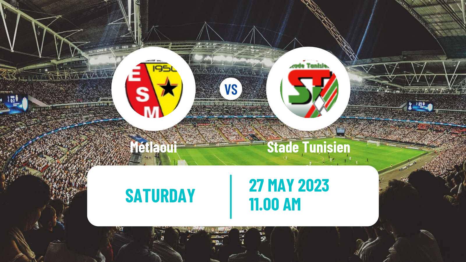 Soccer Tunisian Ligue Professionnelle 1 Métlaoui - Stade Tunisien