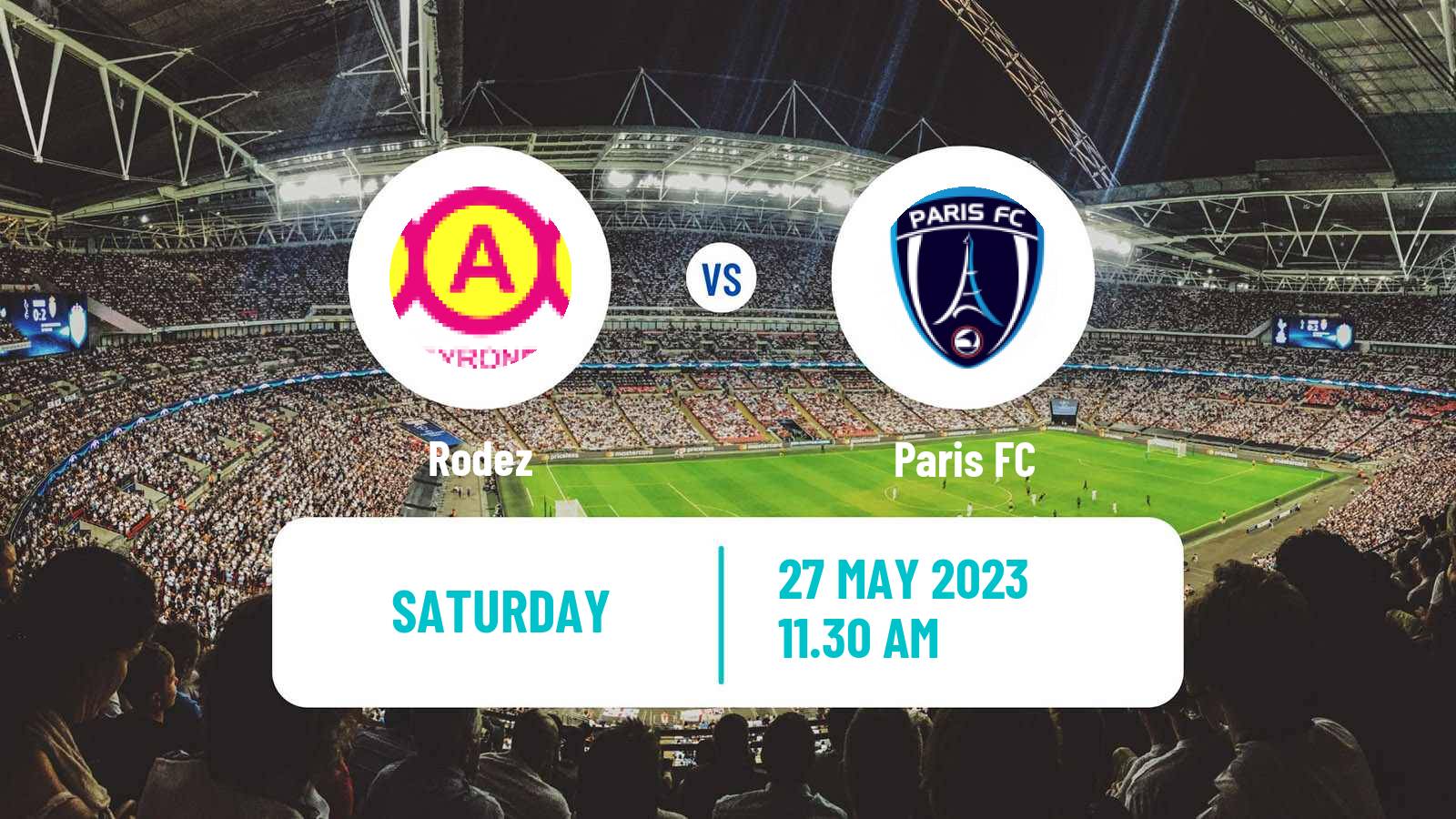 Soccer French Division 1 Women Rodez - Paris FC