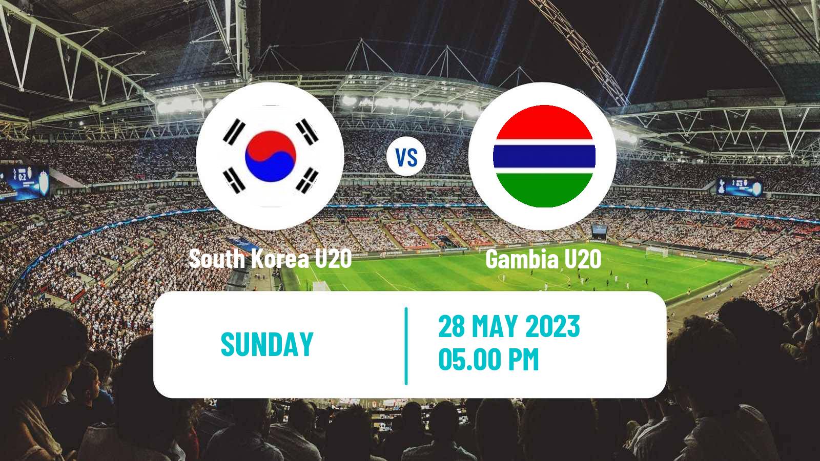 Soccer FIFA World Cup U20 South Korea U20 - Gambia U20