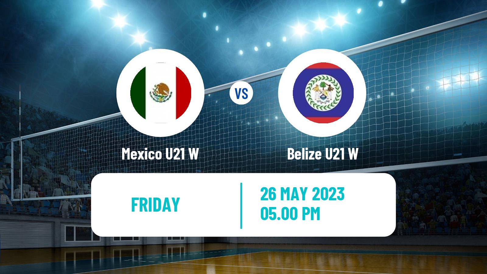 Volleyball Pan-American Cup U21 Volleyballl Women Mexico U21 W - Belize U21 W