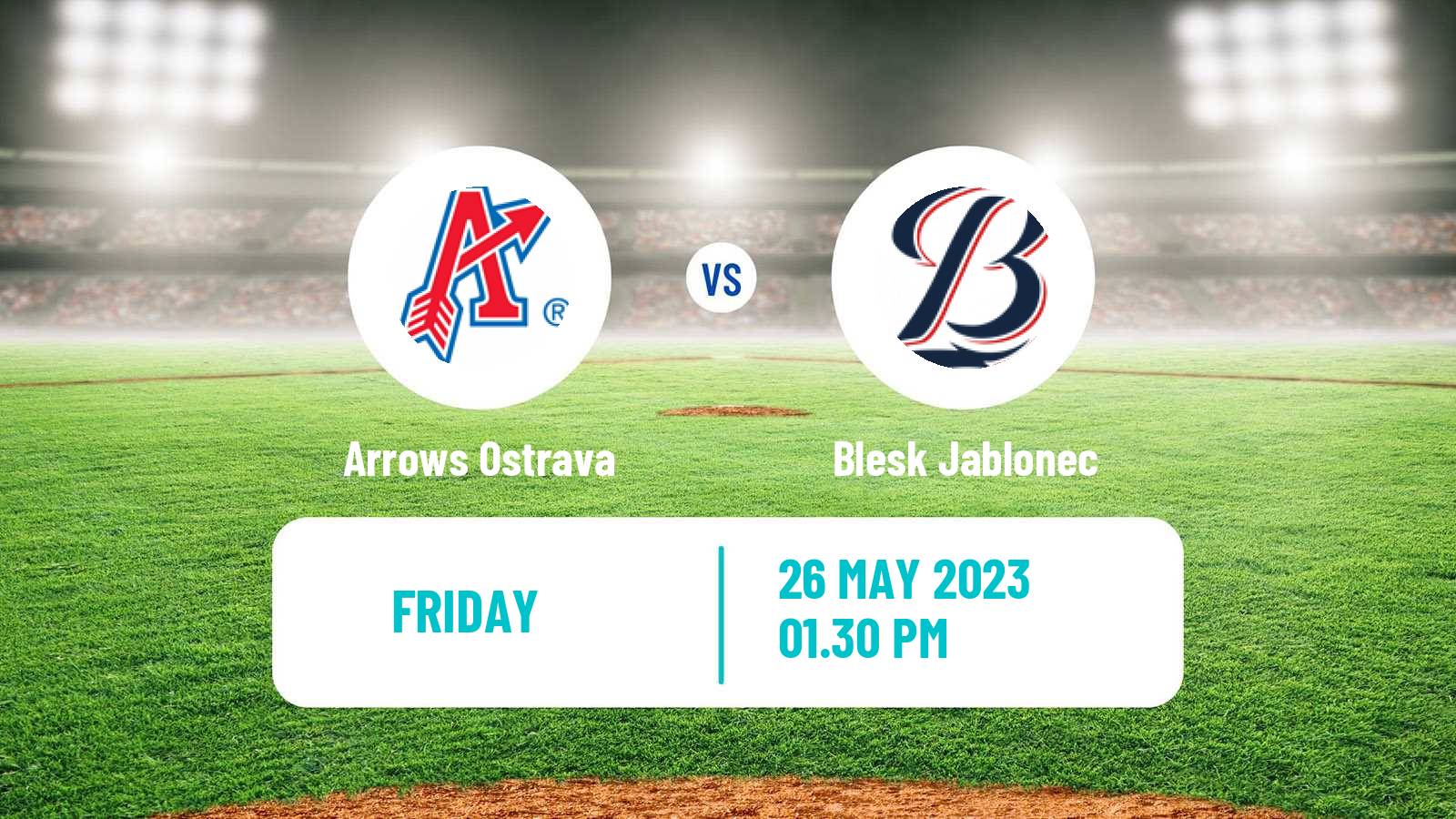 Baseball Czech Extraliga Baseball Arrows Ostrava - Blesk Jablonec