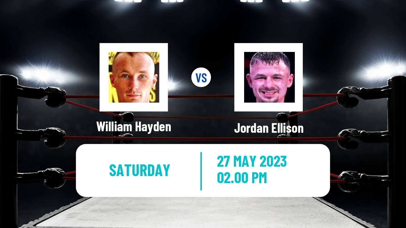 Boxing Lightweight Others Matches Men William Hayden - Jordan Ellison