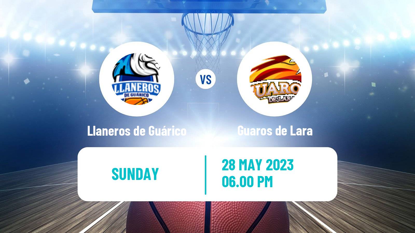 Basketball Venezuelan Superliga Basketball Llaneros de Guárico - Guaros de Lara