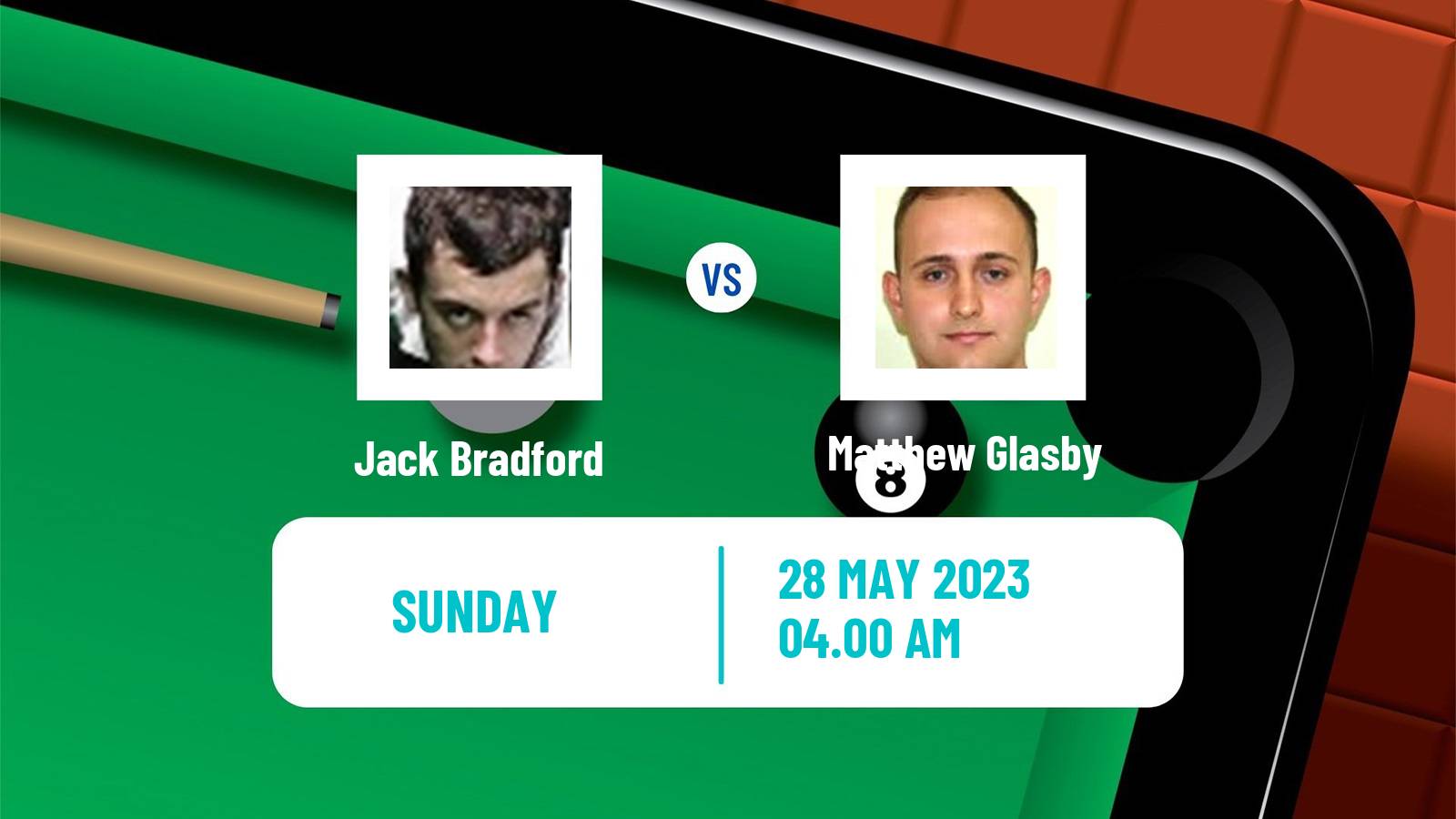 Snooker Qualifying School 1 Jack Bradford - Matthew Glasby