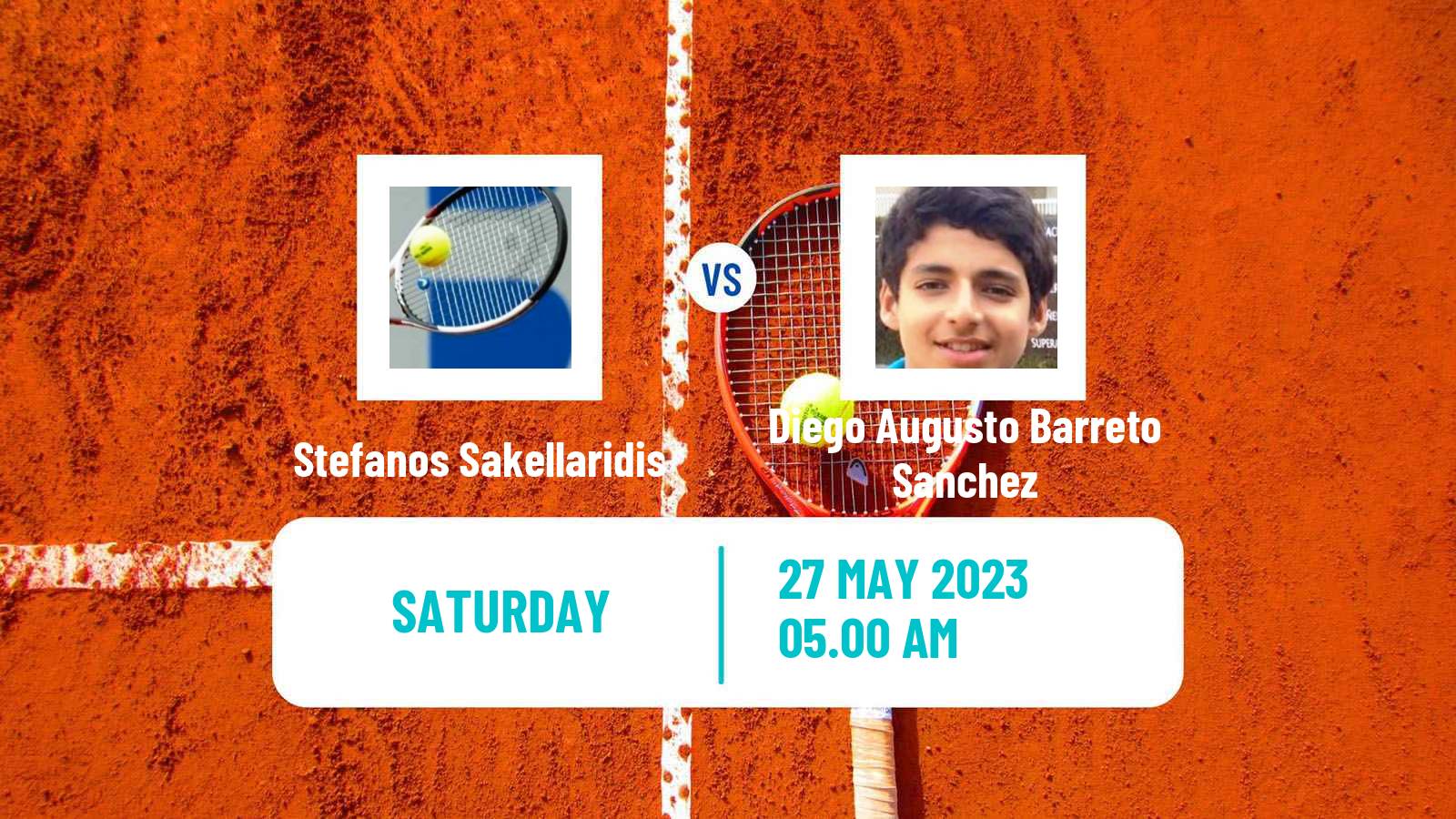 Tennis ITF M25 Mataro Men Stefanos Sakellaridis - Diego Augusto Barreto Sanchez