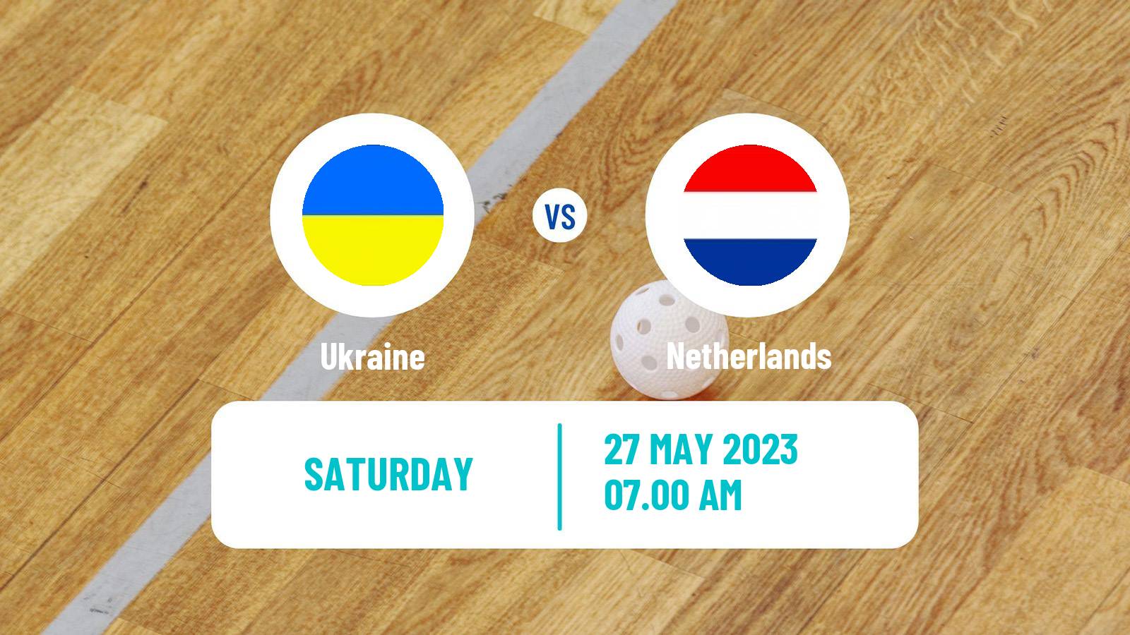 Floorball Friendly International Floorball Ukraine - Netherlands