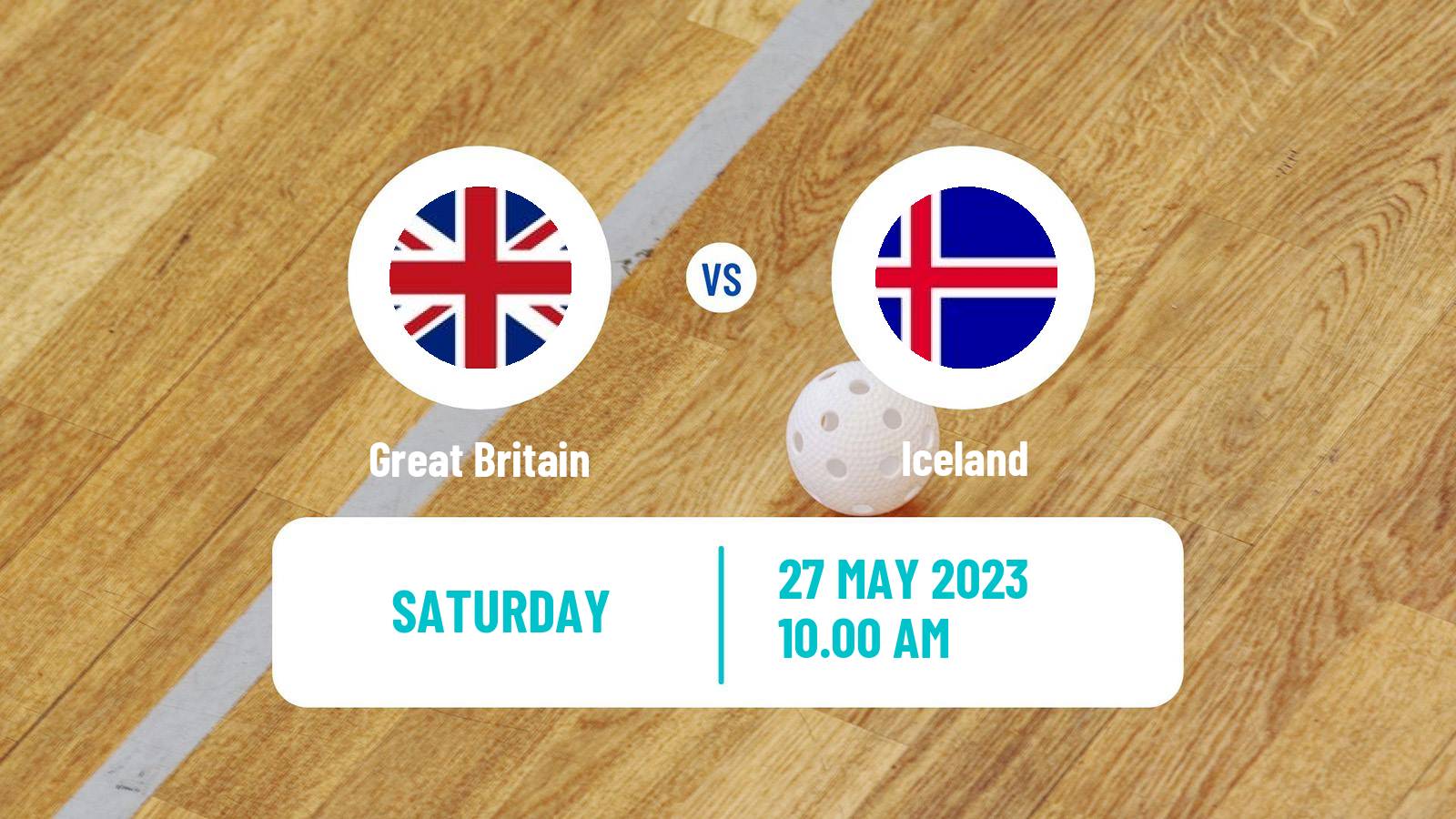 Floorball Friendly International Floorball Great Britain - Iceland