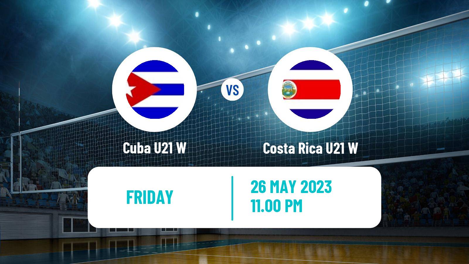 Volleyball Pan-American Cup U21 Volleyballl Women Cuba U21 W - Costa Rica U21 W