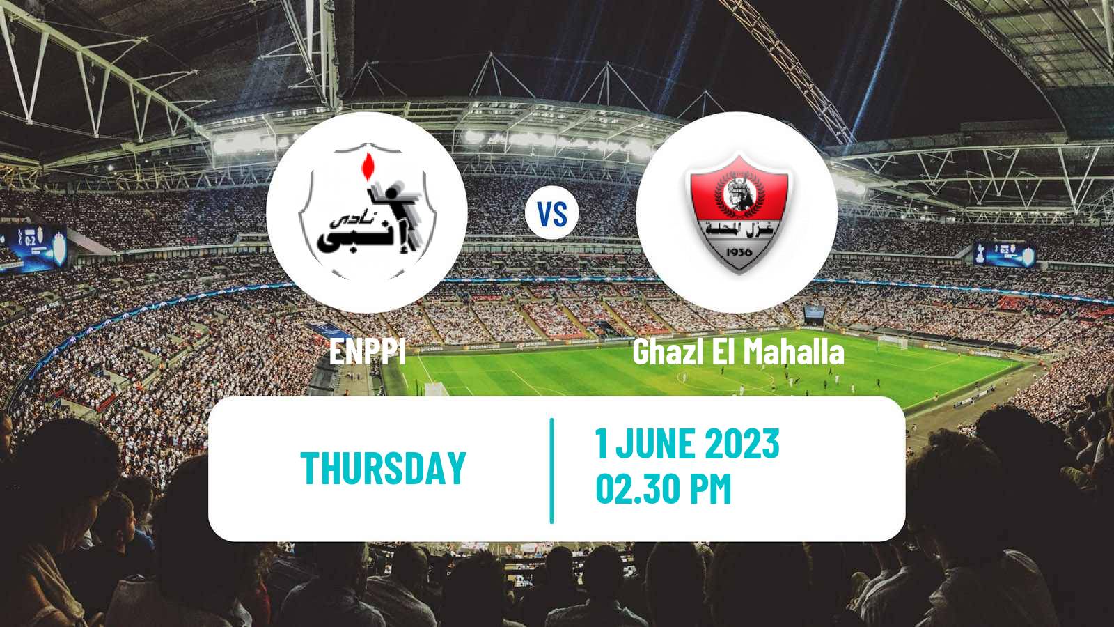 Soccer Egyptian Premier League ENPPI - Ghazl El Mahalla
