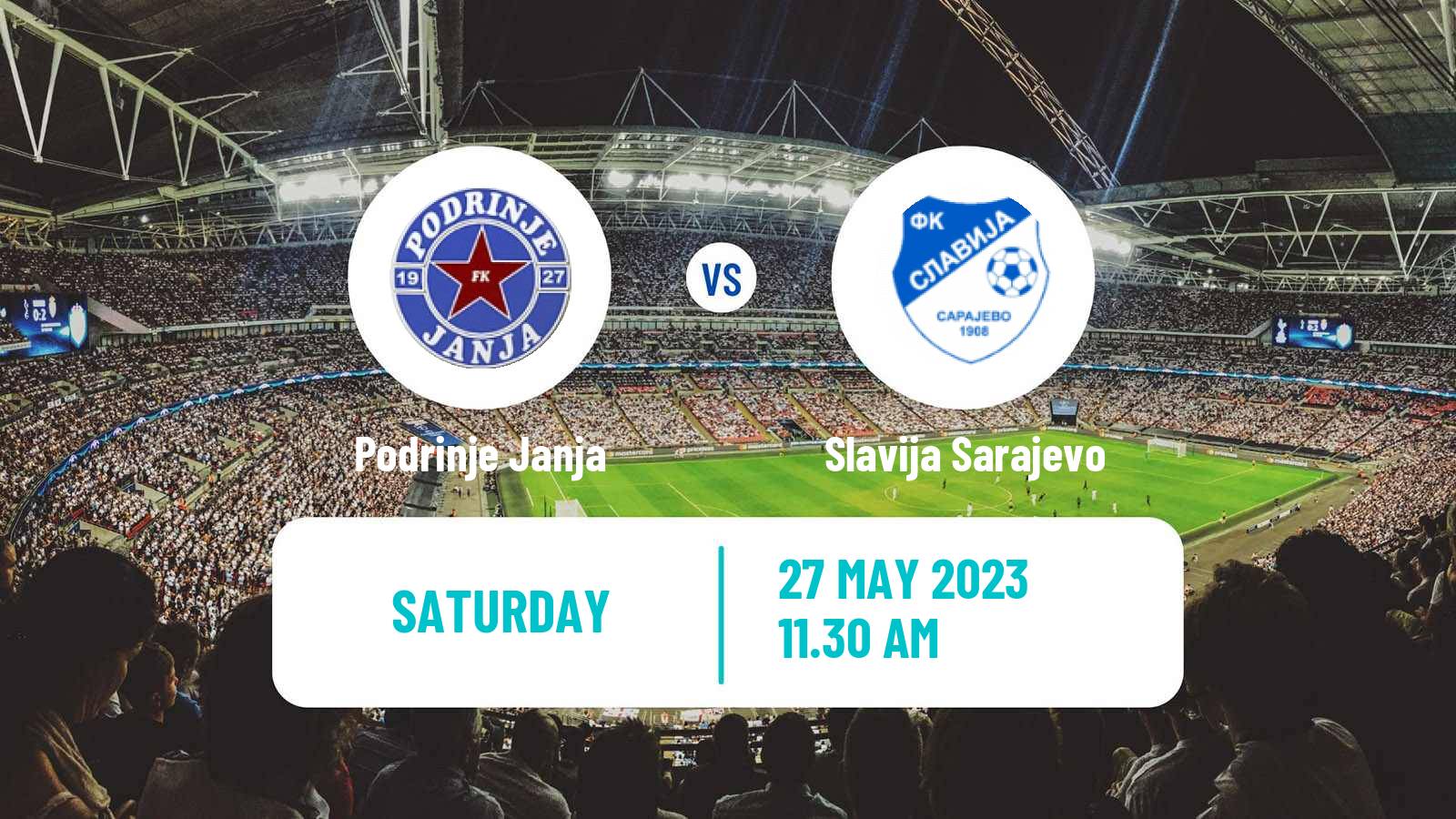 Soccer Bosnian Prva Liga RS Podrinje Janja - Slavija Sarajevo