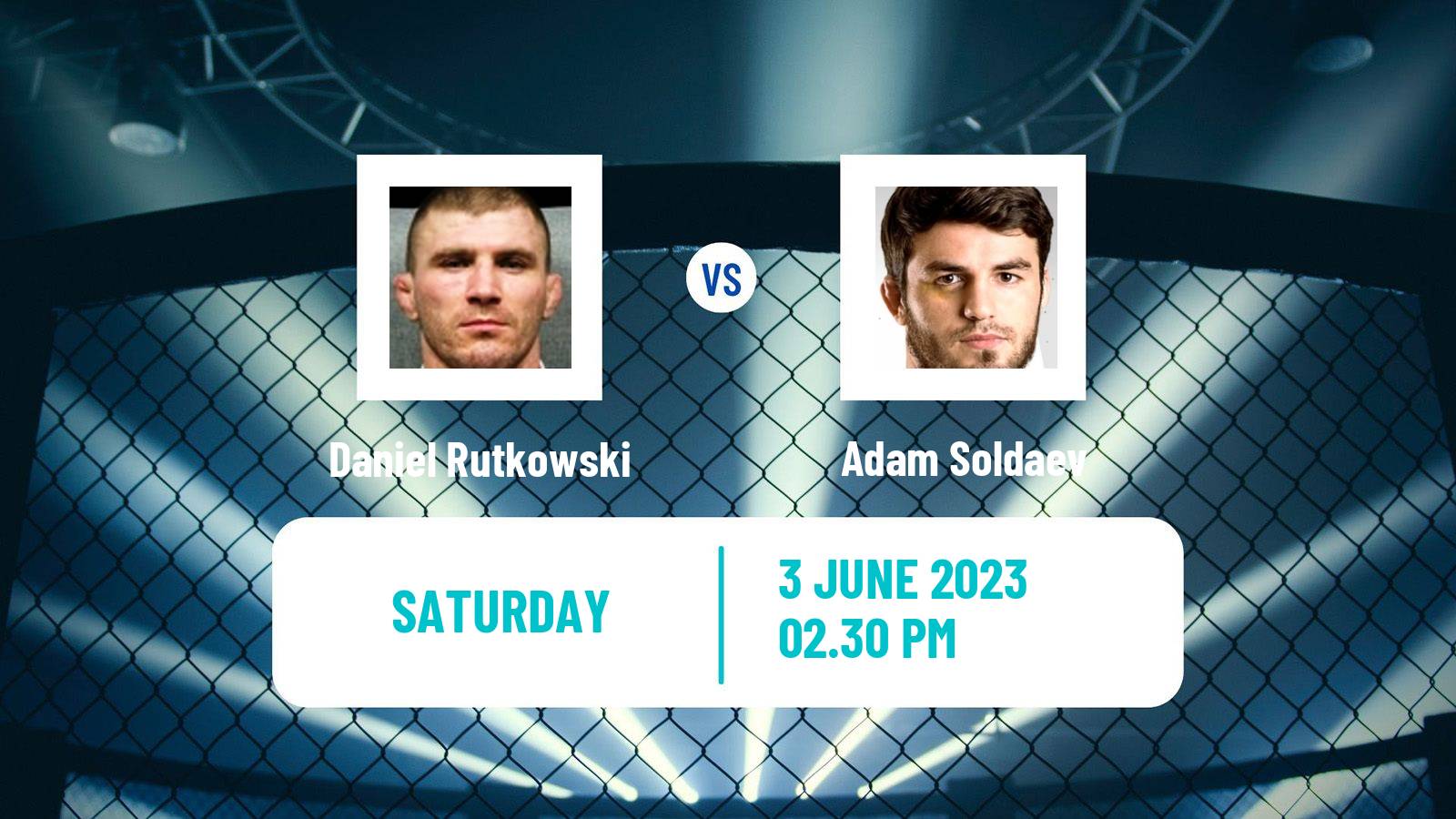 MMA Featherweight Ksw Men Daniel Rutkowski - Adam Soldaev