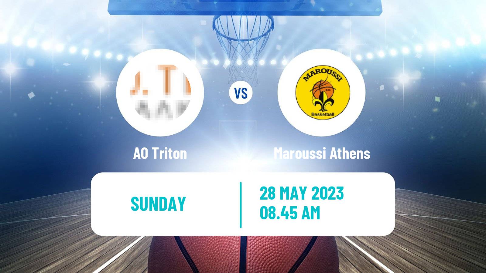 Basketball Greek Elite League Basketball Triton - Maroussi Athens