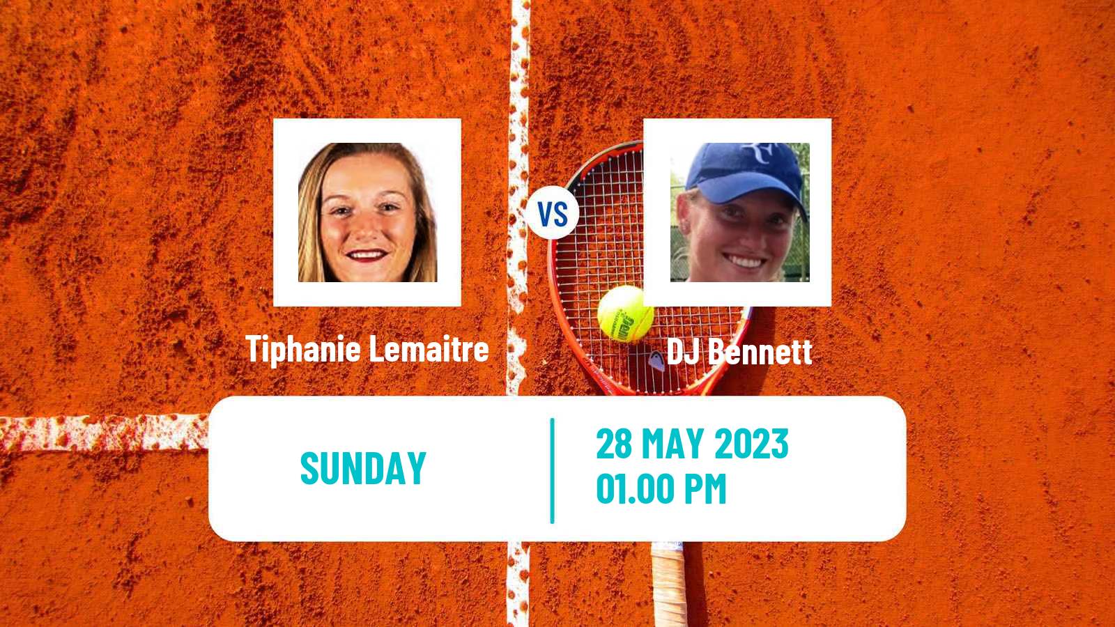 Tennis ITF W15 Huntsville Al Women Tiphanie Lemaitre - DJ Bennett