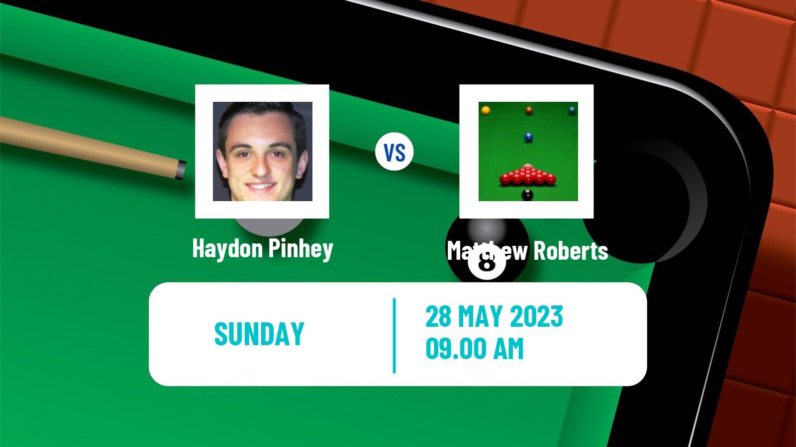 Snooker Qualifying School 1 Haydon Pinhey - Matthew Roberts