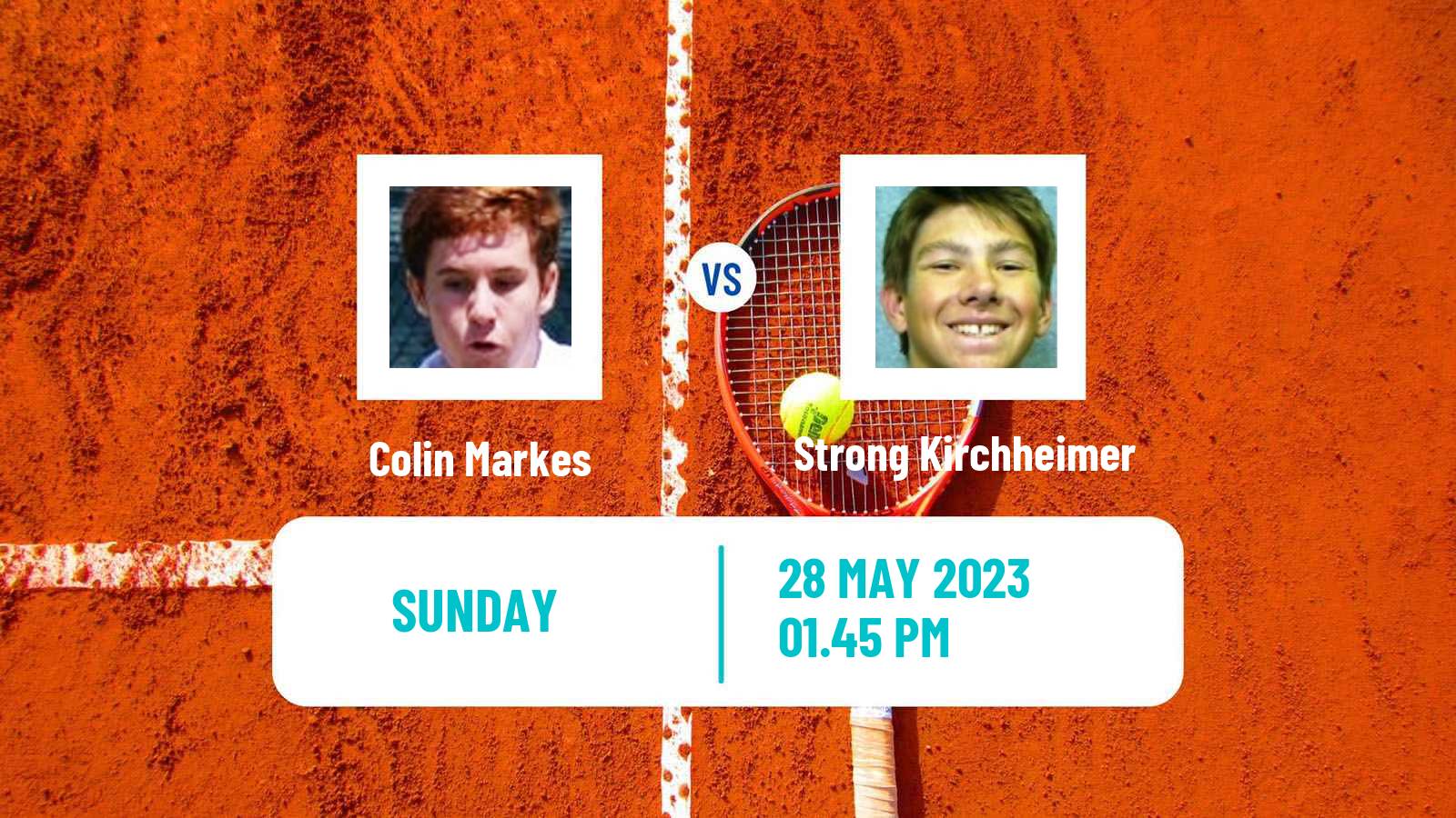 Tennis Little Rock Challenger Men 2023 Colin Markes - Strong Kirchheimer