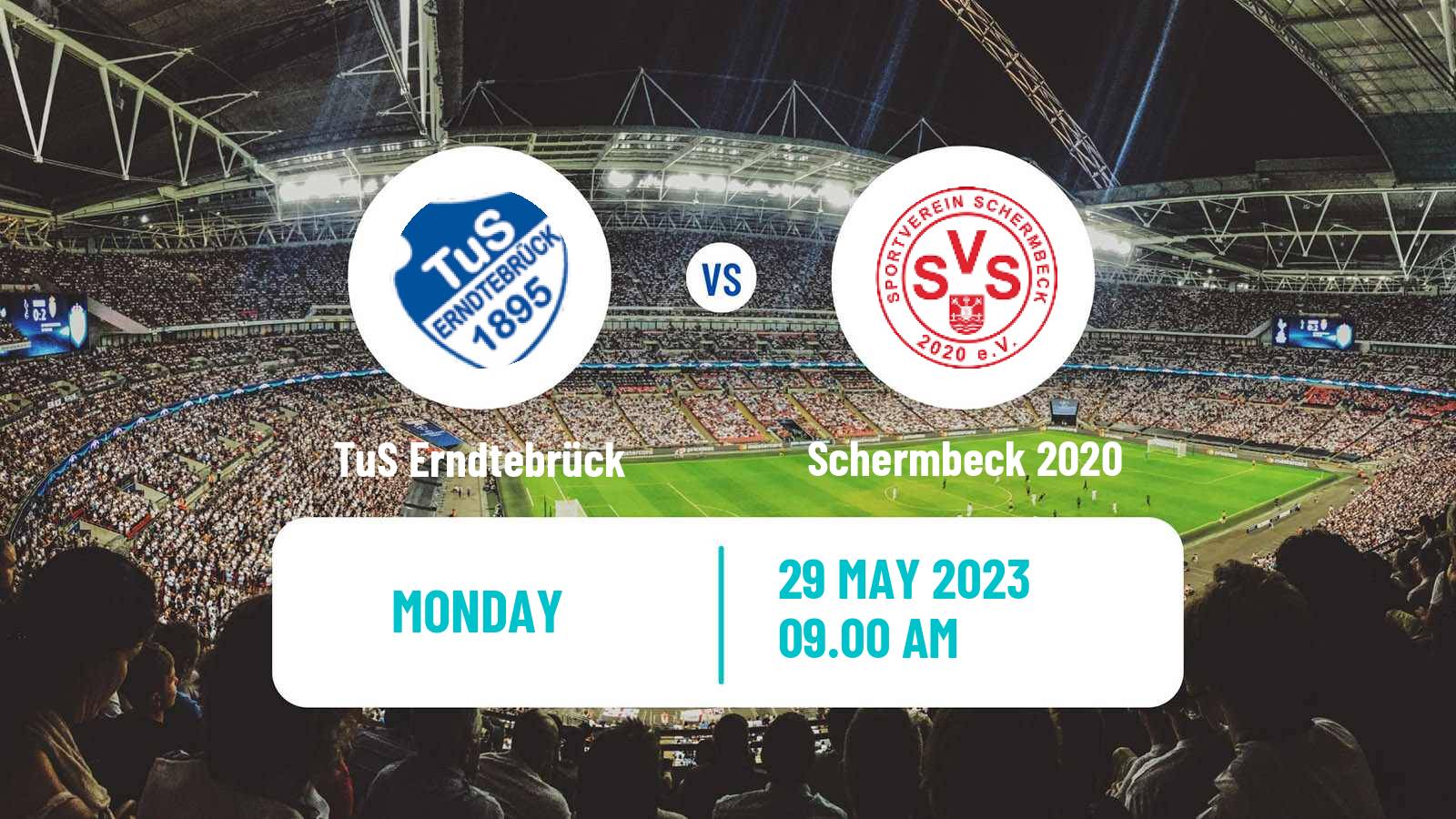 Soccer German Oberliga Westfalen TuS Erndtebrück - Schermbeck 2020