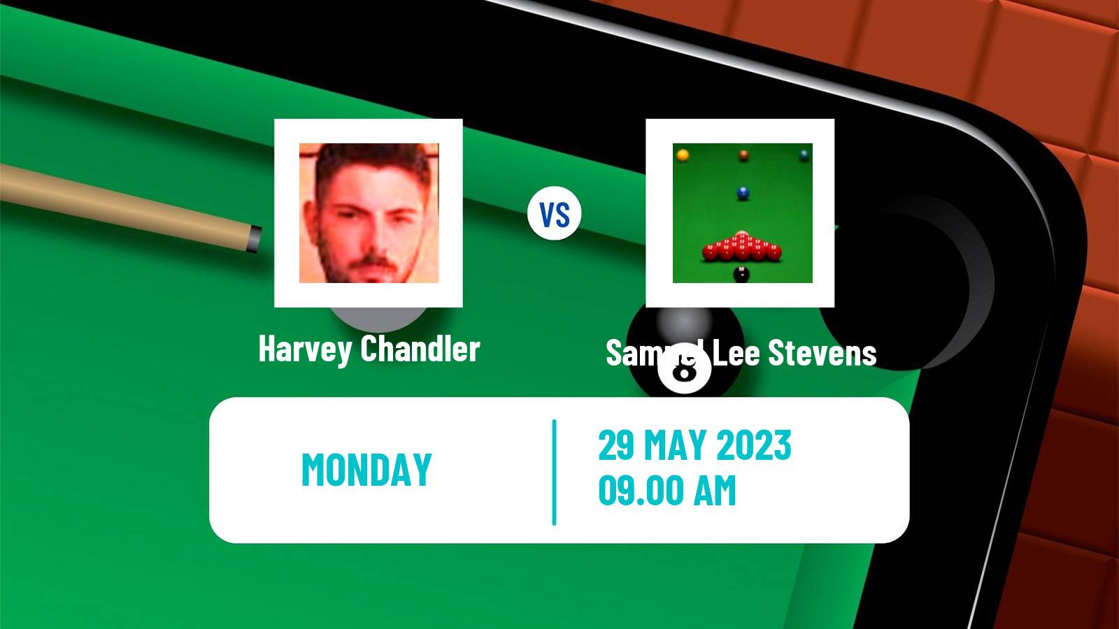 Snooker Qualifying School 1 Harvey Chandler - Samuel Lee Stevens