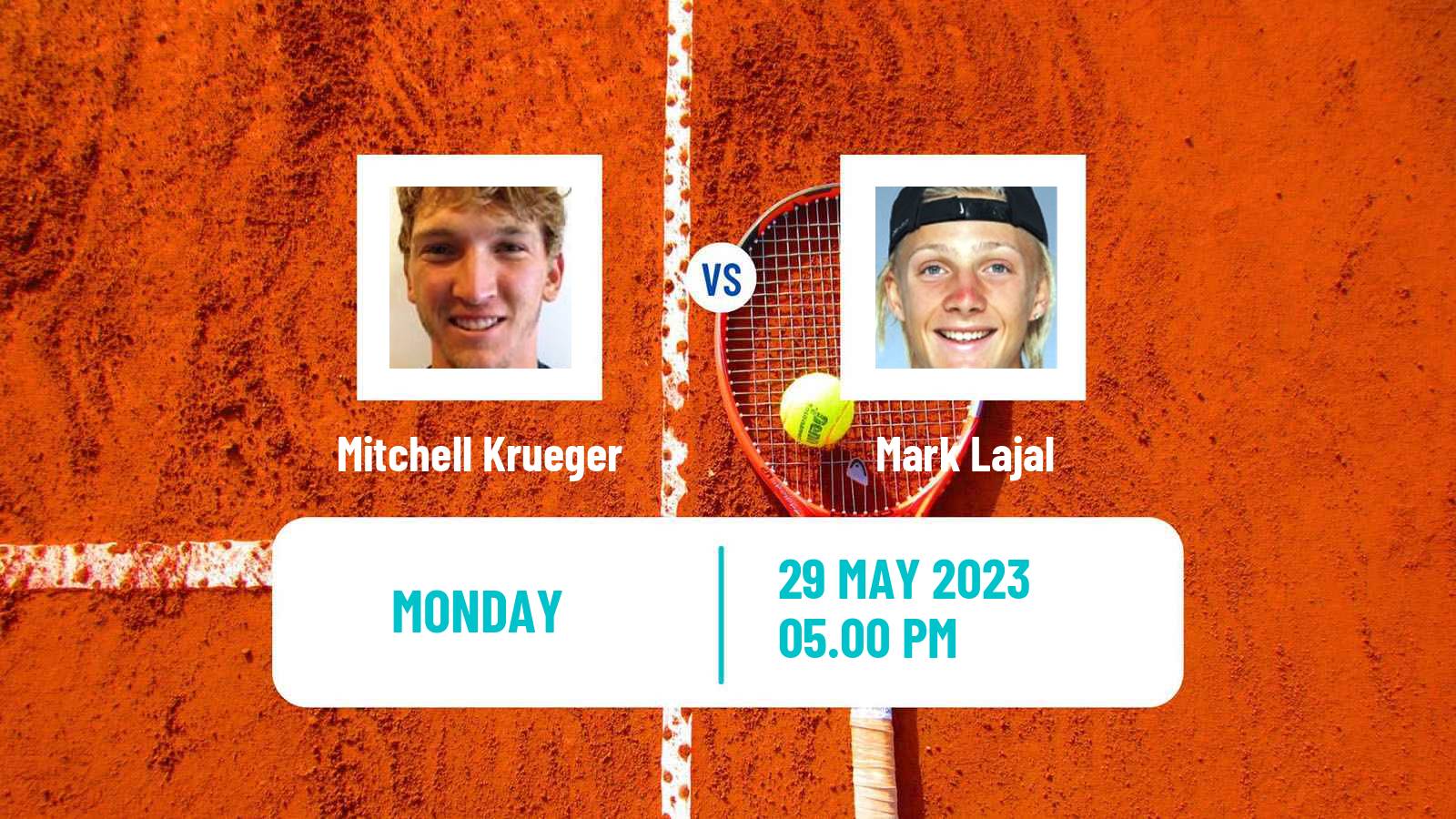 Tennis Little Rock Challenger Men Mitchell Krueger - Mark Lajal