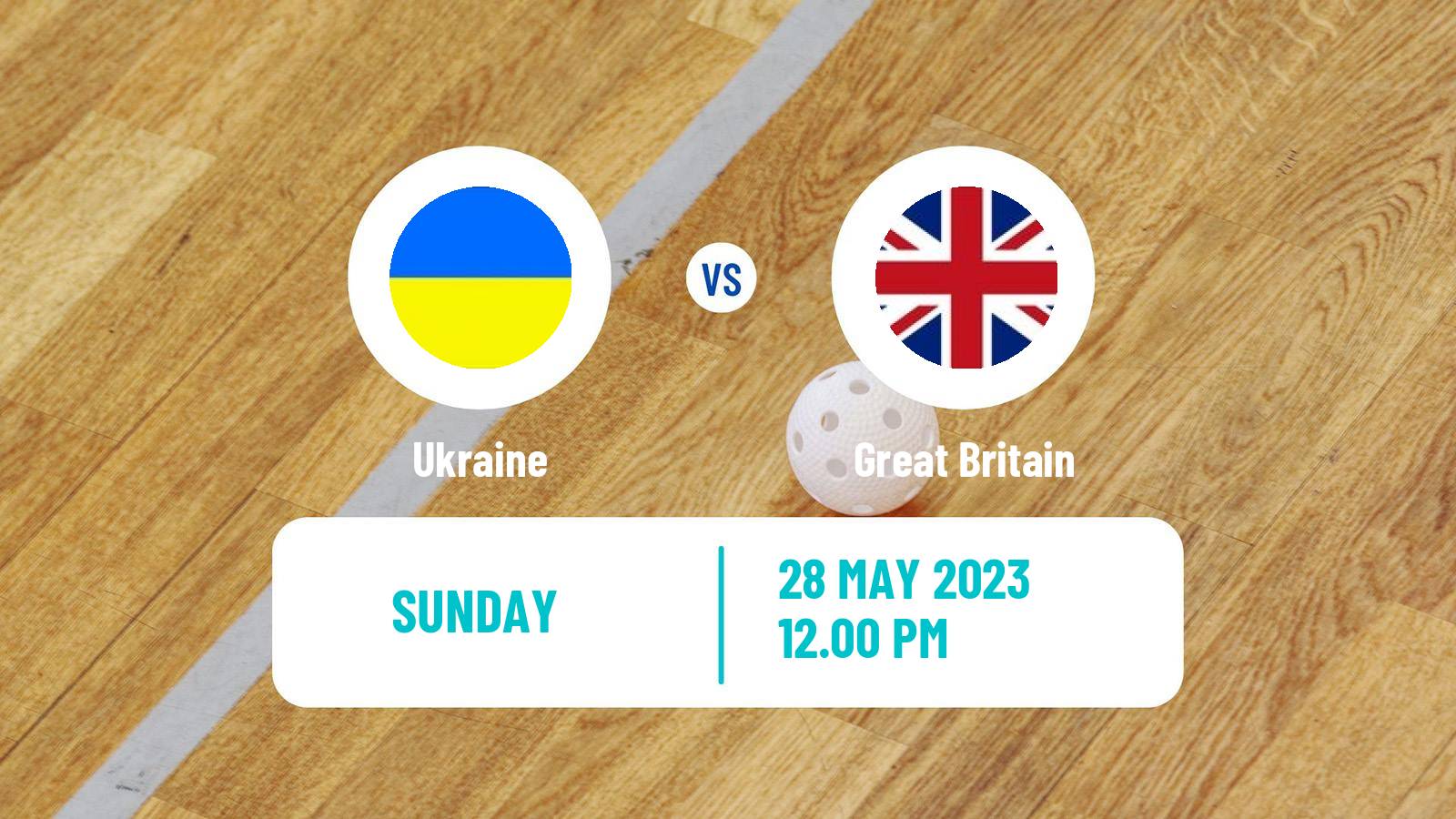 Floorball Friendly International Floorball Ukraine - Great Britain