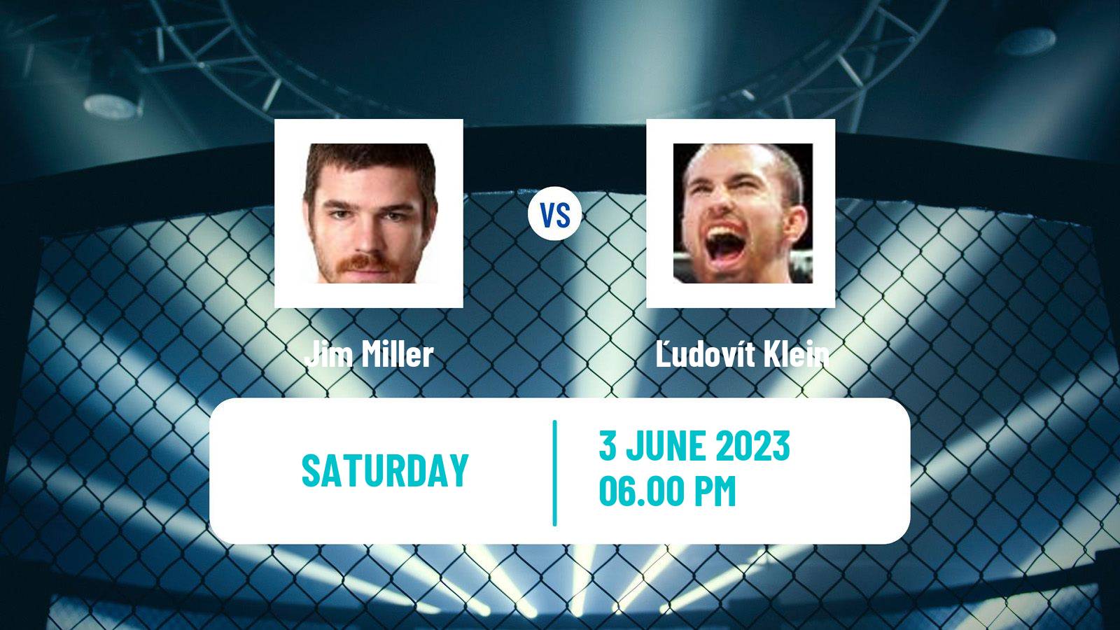 MMA Lightweight UFC Men Jim Miller - Ľudovít Klein