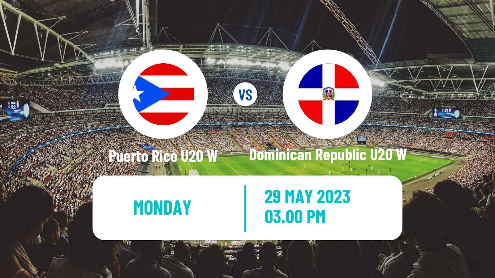 Soccer CONCACAF Championship U20 Women Puerto Rico U20 W - Dominican Republic U20 W