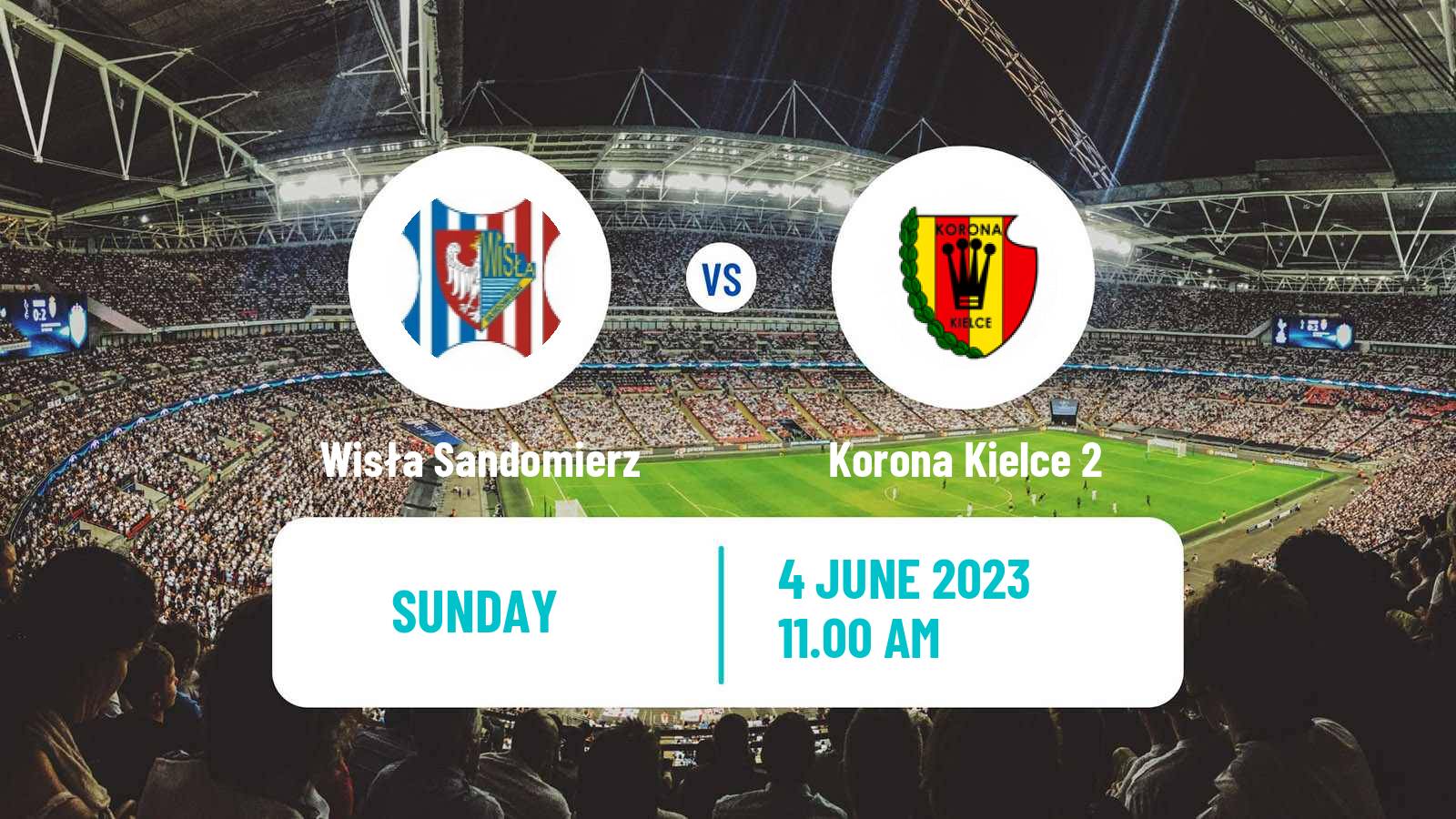 Soccer Polish Division 3 - Group IV Wisła Sandomierz - Korona Kielce 2