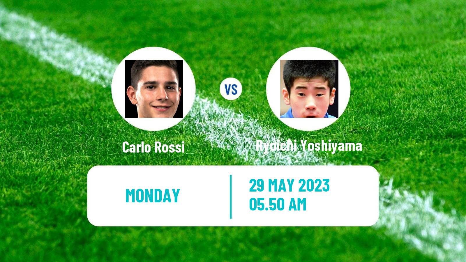 Table tennis Challenger Series Men Carlo Rossi - Ryoichi Yoshiyama