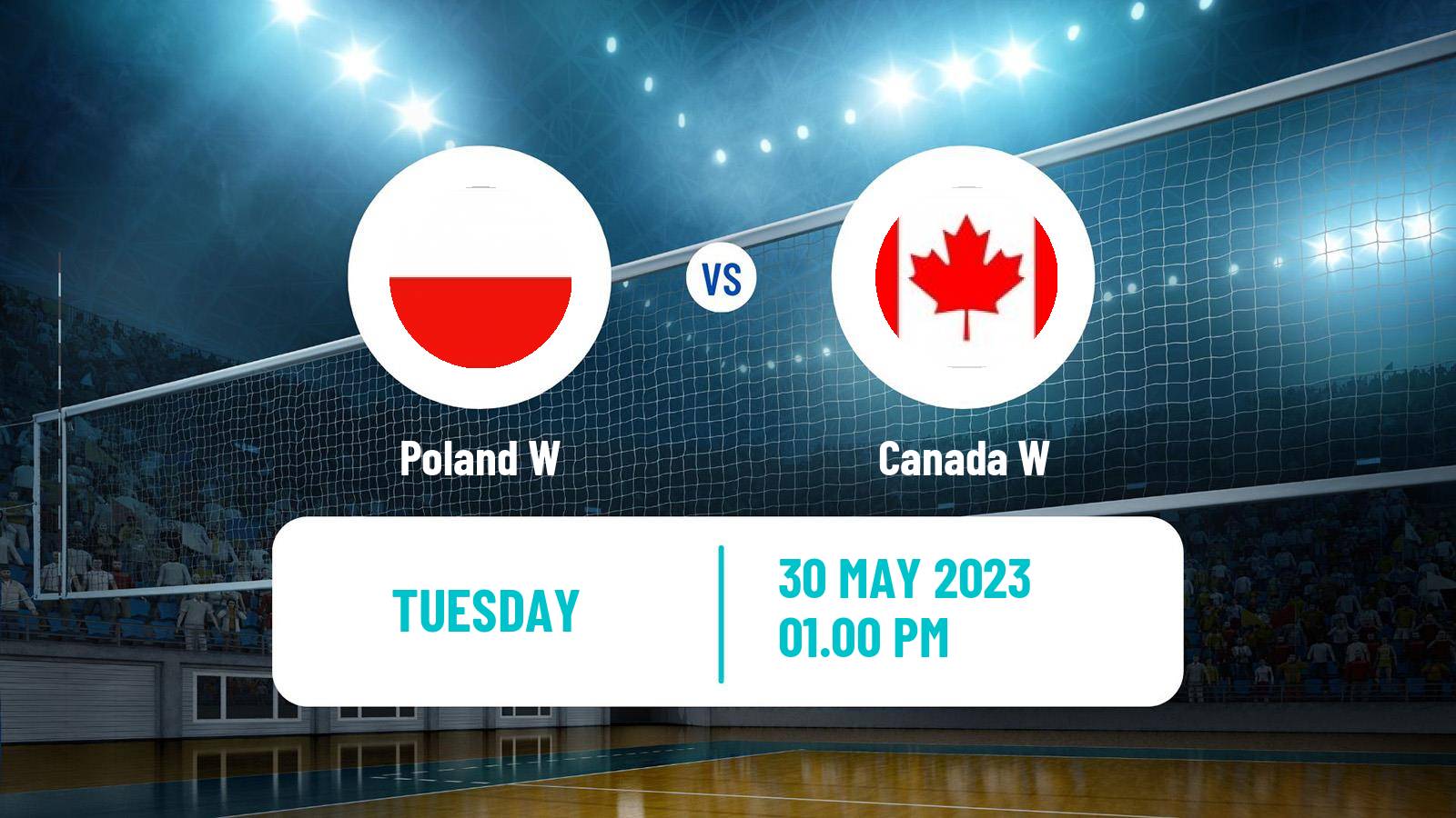 Volleyball Nations League Volleyball Women Poland W - Canada W