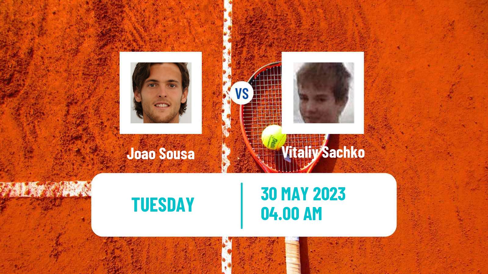 Tennis Vicenza Challenger Men Joao Sousa - Vitaliy Sachko