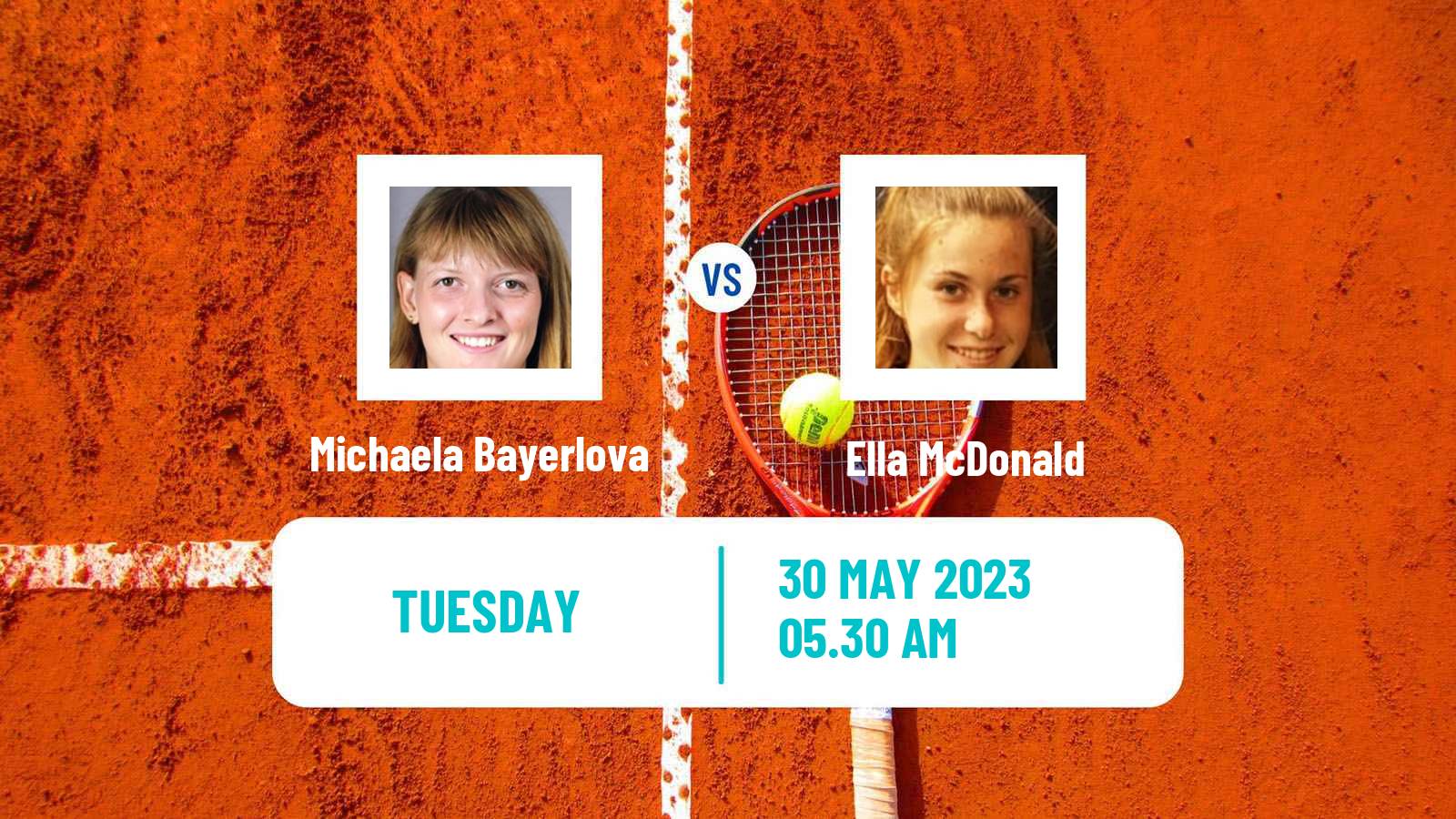 Tennis ITF W25 Annenheim Women Michaela Bayerlova - Ella McDonald