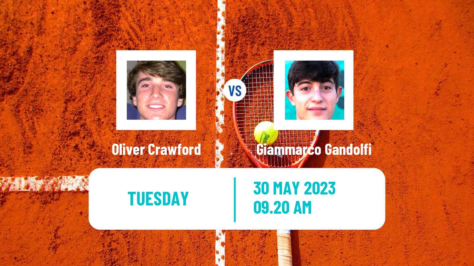 Tennis ITF M25 Rome Men Oliver Crawford - Giammarco Gandolfi